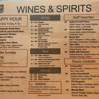 Top Dawg Tavern - Wine and cocktails list - American Near Me - Bethlehem, Georgia Top Dawg Tavern - Wine and cocktails list - American Near Me - Bethlehem, Georgia