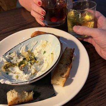 Black Dog Pizza - Whipped ricotta and Negronis (blanc and bnb) - Bars Near Me - Columbia, South Carolina