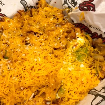 Roberto's Taco Shop - Cheese, some more cheese, guacamole, carne asada fries. Mmm!! - Mexican Near Me - Enterprise, Nevada