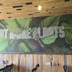 Rooted Eat More Plants - Beautiful mural "EAT MORE PLANTS"