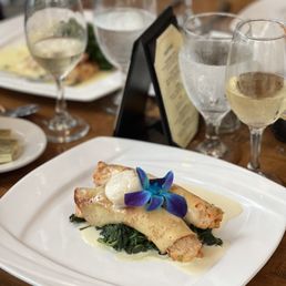 Seafood Crepes