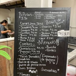 La Guera - Menu