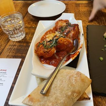 Old Vines Wine Bar - Meatballs (I don't remember the name on the menu) - Wine Bars Near Me - Kennebunk, Maine