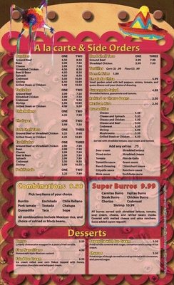 Menu photo 3 Fiesta mexicana Mount Vernon, OH Menu photo 3 Fiesta mexicana Mount Vernon, OH