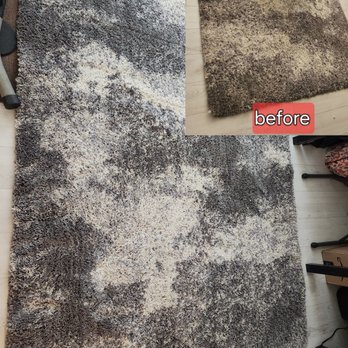Greg's Carpet Cleaning - Thick rug; before and after - Carpet Cleaning Near Me Greg's Carpet Cleaning - Thick rug; before and after - Carpet Cleaning Near Me