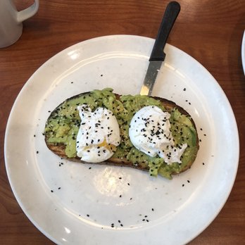 Broken Yolk Cafe - Avocado toast with poached eggs. - Breakfast & Brunch Near Me - La Quinta, California Broken Yolk Cafe - Avocado toast with poached eggs. - Breakfast & Brunch Near Me - La Quinta, California