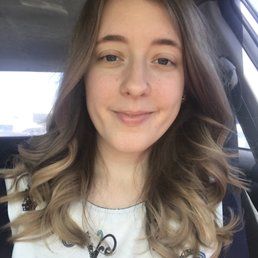 I got a V shaped cut with about two additional inches of length in the back. The layers + 6 minutes with a curling iron gave me this look. I got a V shaped cut with about two additional inches of length in the back. The layers + 6 minutes with a curling iron gave me this look.