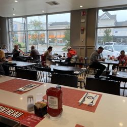 Cape Cod Coffee - CCC's table seating
