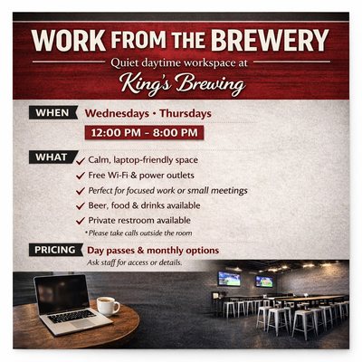 Menu photo 1 Kings Brewing Upland, CA Menu photo 1 Kings Brewing Upland, CA