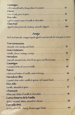 Menu photo 2 La Playa Azul Cafe Santa Barbara, CA Menu photo 2 La Playa Azul Cafe Santa Barbara, CA
