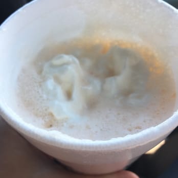 Steak ’n Shake - The foamy liquid shake we received when ordering a replacement for the half full one we got at first! This is ridiculous-it's disgusting. - Fast Food Near Me - Jacksonville, Florida