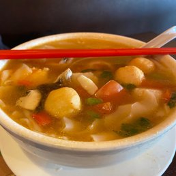 Grilled Chicken Udon Noodle Soups