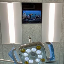 Natomas Family Dentistry - 04.27.22 My view while laying in the chair...."aquarium" tv
