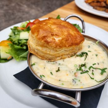MJ Byrne's Irish Pub - seafood pot pie - Irish Near Me - Blue Mountains, Ontario MJ Byrne's Irish Pub - seafood pot pie - Irish Near Me - Blue Mountains, Ontario