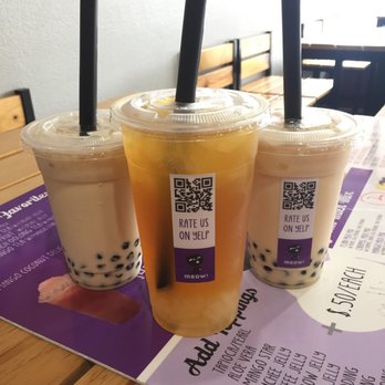 Meow Tea - Jasmine Milk Tea and Passion Fruit Green Tea - Asian Fusion Near Me - San Jose, California Meow Tea - Jasmine Milk Tea and Passion Fruit Green Tea - Asian Fusion Near Me - San Jose, California