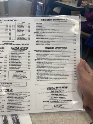Menu photo 2 Goodmans Deli & Restaurant Berkeley Heights, NJ