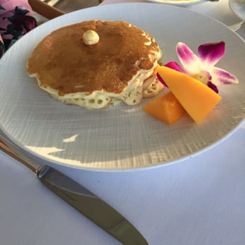 Orchids - Wife's Mac nut pancakes. She liked them. - Breakfast & Brunch Near Me - Honolulu, Hawaii