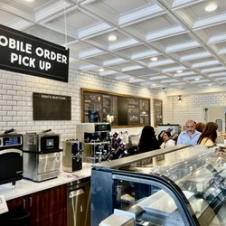 PJ's Coffee - PJ's Coffee at The Colonnade in San Antonio, order counter