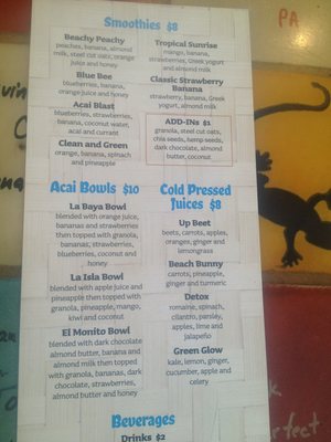 Menu photo 4 Coastal Cantina Duck, NC