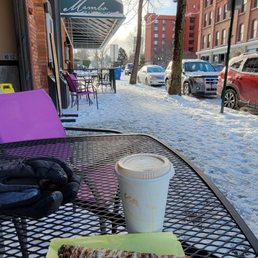 Open, in the snow!