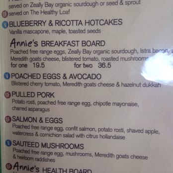 Annie's Provedore - Bfast menu - Restaurants Near Me - Barwon Heads, VIC Annie's Provedore - Bfast menu - Restaurants Near Me - Barwon Heads, VIC