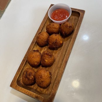 Georgetown Seafood - Crunchy Flavor filled Hush Puppies - Seafood Near Me - Washington, DC, District of Columbia