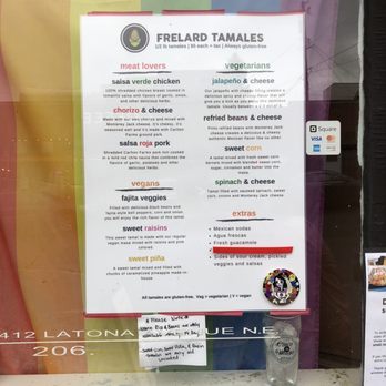 Frelard Tamales - Full menu - Mexican Near Me - Seattle, Washington