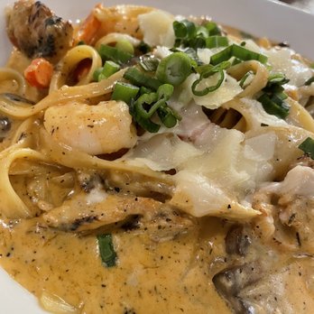 TWO60 Kitchen + Bar - Shrimp and Chicken Alfredo - New American Near Me - Fairfield, California TWO60 Kitchen + Bar - Shrimp and Chicken Alfredo - New American Near Me - Fairfield, California