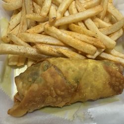 Soul roll and fries