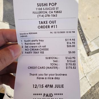 Sushi Pop - Japanese Near Me - Fullerton, California