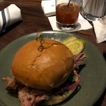 The Painted Duck - Brisket with wonderful pickled onions! - Bars Near Me - Atlanta, Georgia The Painted Duck - Brisket with wonderful pickled onions! - Bars Near Me - Atlanta, Georgia