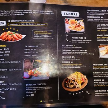 Mad For Chicken Flushing - menu - Korean Near Me - Flushing, New York Mad For Chicken Flushing - menu - Korean Near Me - Flushing, New York