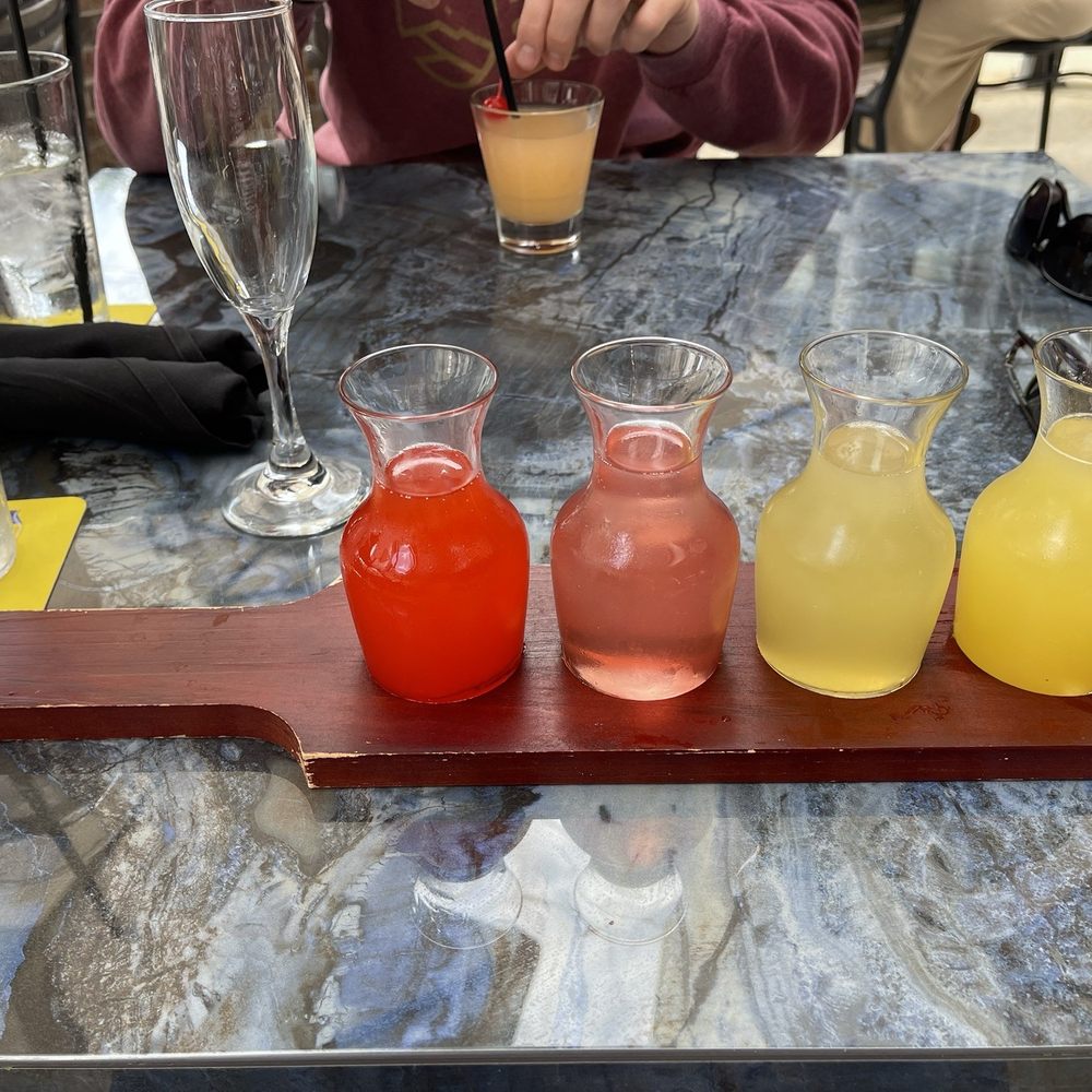 The Social House - Mimosa flight - New American Near Me - Fort Worth, Texas