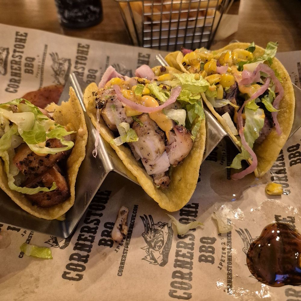 Cornerstone BBQ - Tacos were delicious - Barbeque Near Me - Beaumont, California
