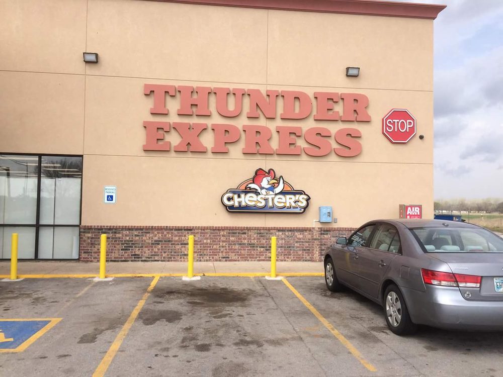 THUNDER EXPRESS STOP Updated September 2024 1101 N Sooner Rd