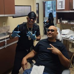 Dr. Parmar Family Dentist - Hanging out with Dr. Shah as 50cents. LOL