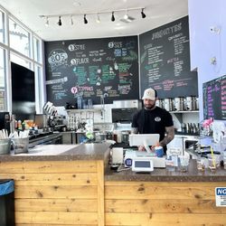 805 Boba - Interior & menu