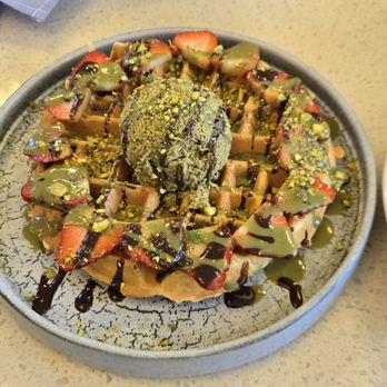 Crack'D Brunch - Dubai waffles (it was a bit over the top. Not bad, but wouldn't order again). - Breakfast & Brunch Near Me - New Orleans, Louisiana