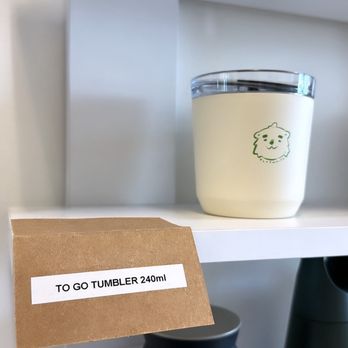 Flat White Coffee - [MERCH] the cutest tumbler with the cutest FLAT WHITE COFFEE logo! *swoon* - Cafes Near Me - Cypress, California
