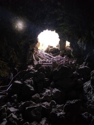 Lava River Cave by null