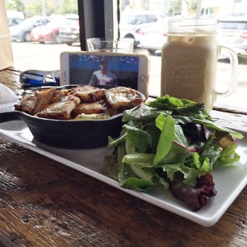 Alchemy Coffee - Open faced omelet with pork belly, one of their weekly specials it appears! - Coffee & Tea Near Me - Markham, Ontario