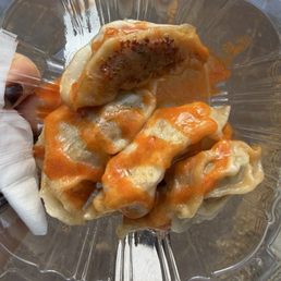 Pork and chive fried dumpling Pork and chive fried dumpling