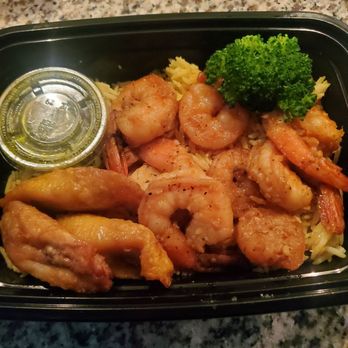 Jay's Gourmet 2 Go - Rum-flambéed Shrimp Scampi, Roasted Sweet Plantains, Lime-cilantro Vinaigrette, and Coconut Rice - Food Delivery Services Near Me - Denver, Colorado Jay's Gourmet 2 Go - Rum-flambéed Shrimp Scampi, Roasted Sweet Plantains, Lime-cilantro Vinaigrette, and Coconut Rice - Food Delivery Services Near Me - Denver, Colorado