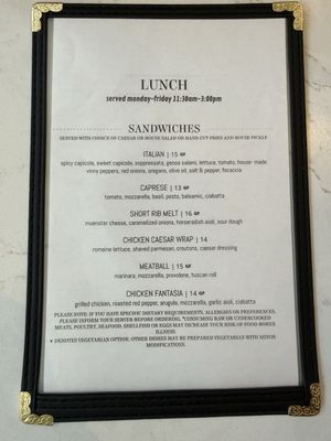 Menu photo 1 Juliannes Milton, MA