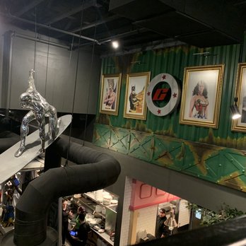 ComicX Restaurant Bar & Store - View from second story - American Near Me - Phoenix, Arizona