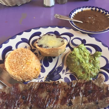 Mi Casa - Flank steak with Mexican rice, beans, Guac, and fresh tortillas - Mexican Near Me - Cabo San Lucas, BCS