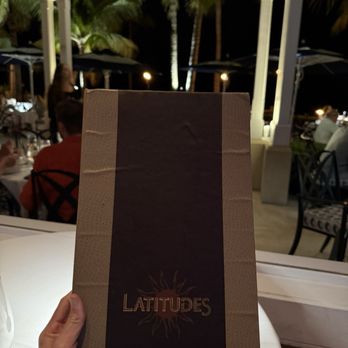 Latitudes - Sunset Key Cottages - Menu and table view - Seafood Near Me - Key West, Florida Latitudes - Sunset Key Cottages - Menu and table view - Seafood Near Me - Key West, Florida