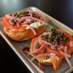 Open Faced Lox Sandwich Open Faced Lox Sandwich