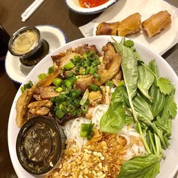 Chicken Rice Noodle Salad