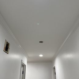 Painted ceiling and trim